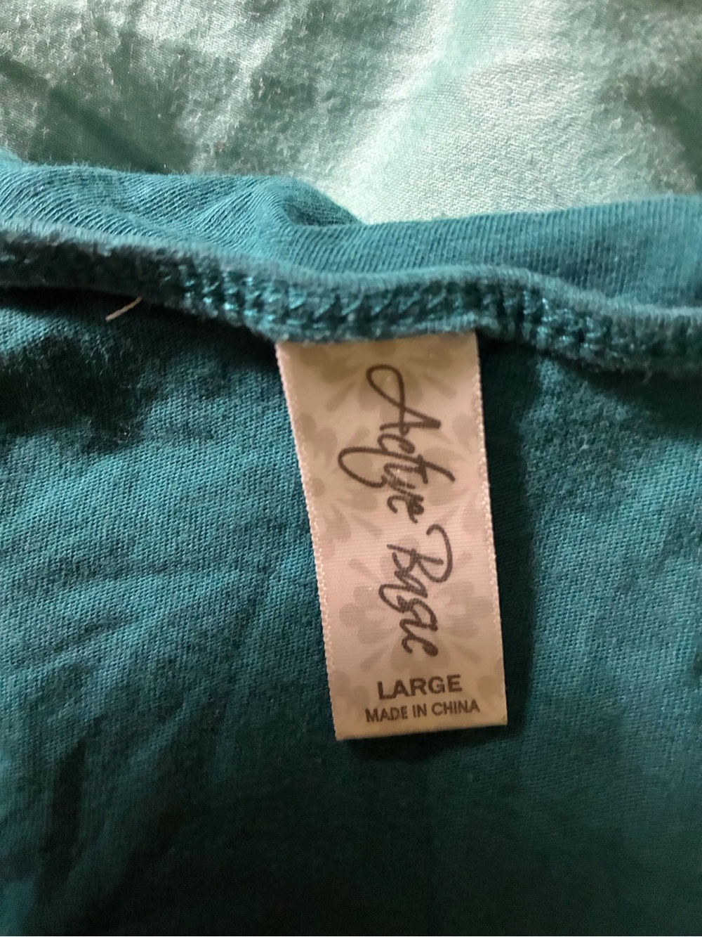 Teal Ruffle Top - Picture 2 of 4